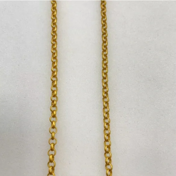 CHANEL Vintage Necklace No.5 Perfume Gold Necklace W/original Box - Picture 10 of 13